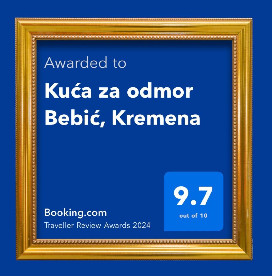 Villa Kuca Za Odmor Bebic, Kremena Klek Exterior foto